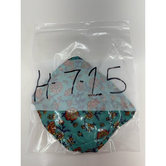 Primark Womens Blouse Size 8 Blue Floral Cold Shoulder Short Sleeve - Picture 14 of 14